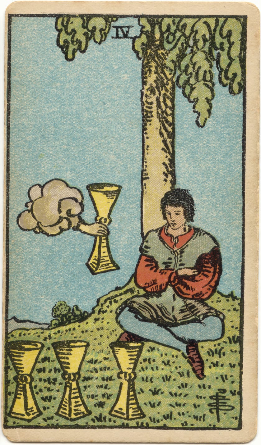Carta Quatro de Copas