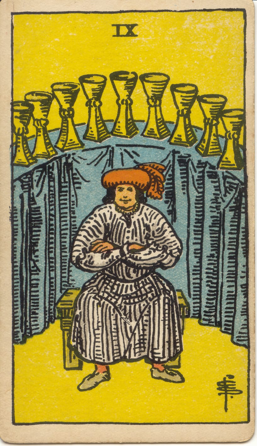 Carta Nove de Copas