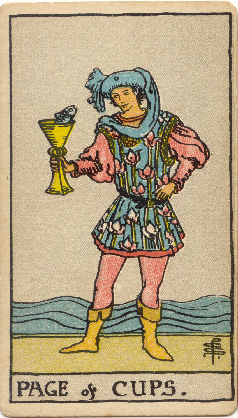 Carta Valete de Copas