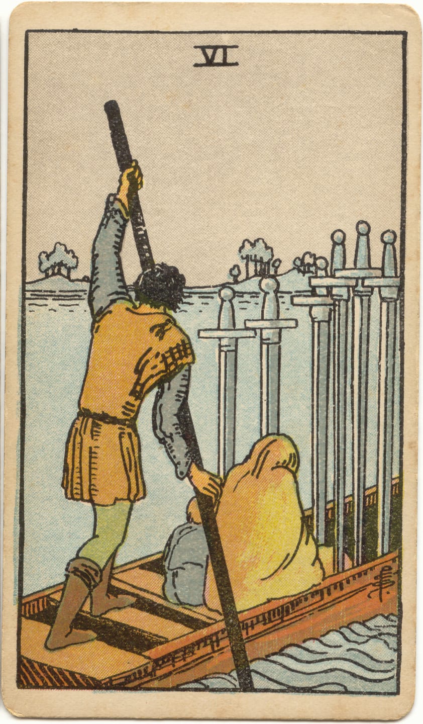 Carta Seis de Espadas