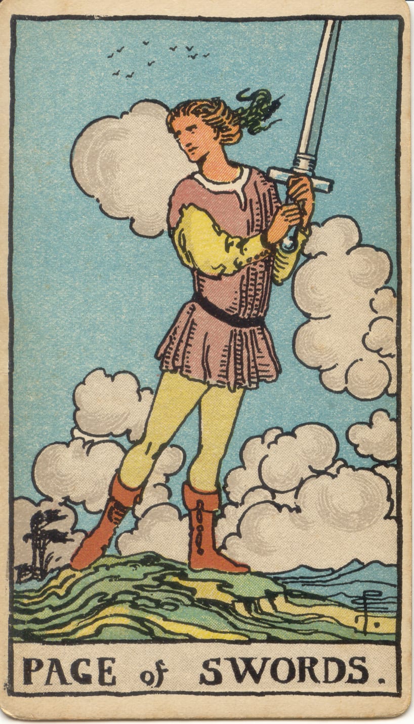 Carta Valete de Espadas