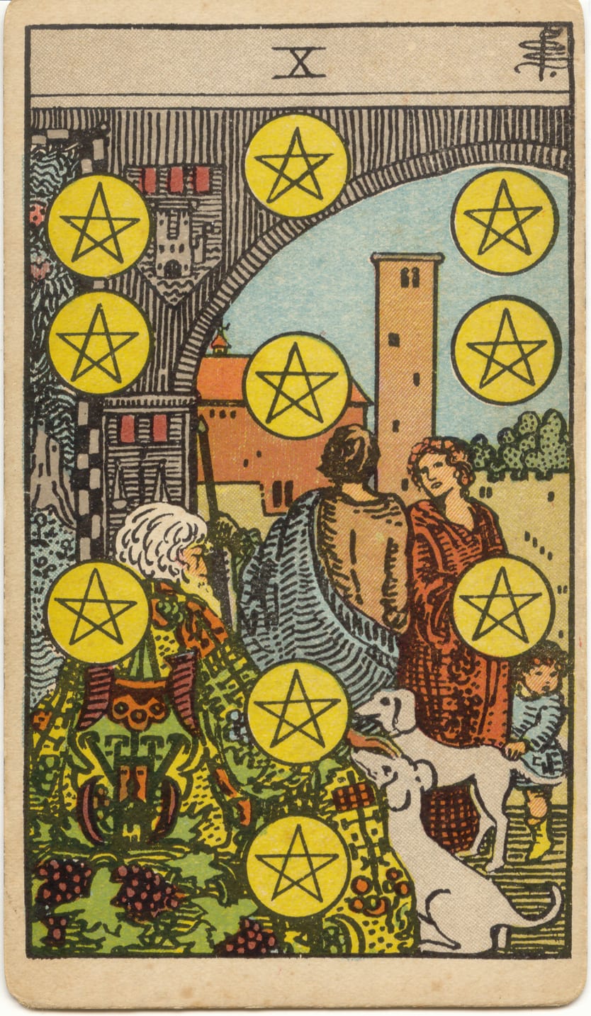 Carta Dez de Ouros