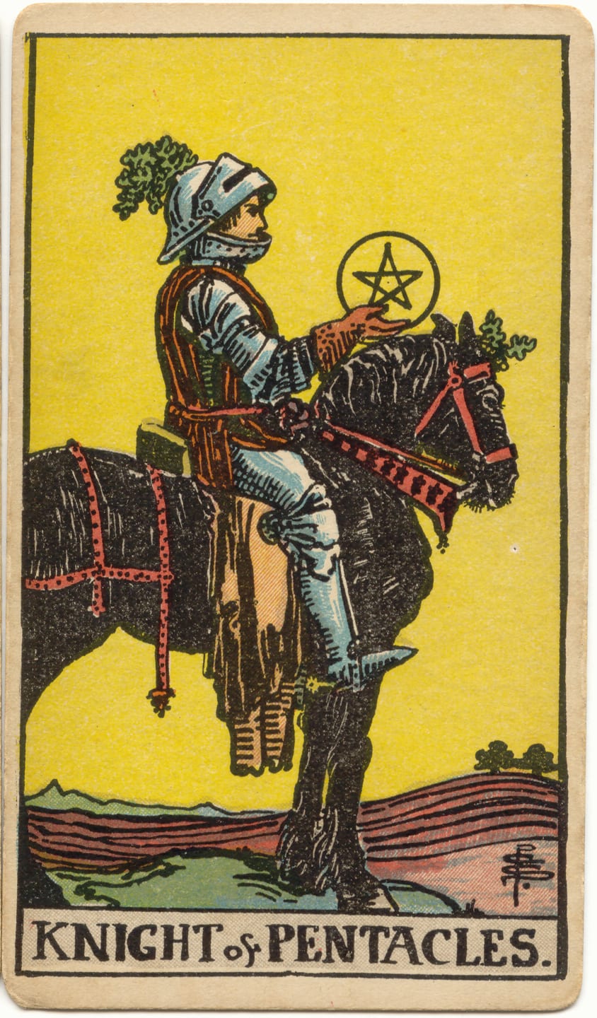 Carta Cavaleiro de Ouros