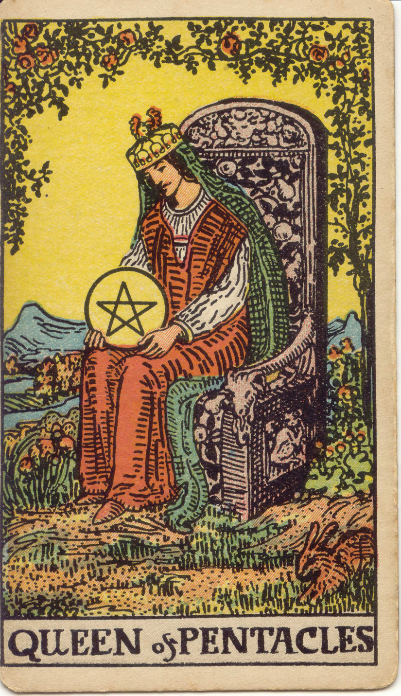 Carta Rainha de Ouros
