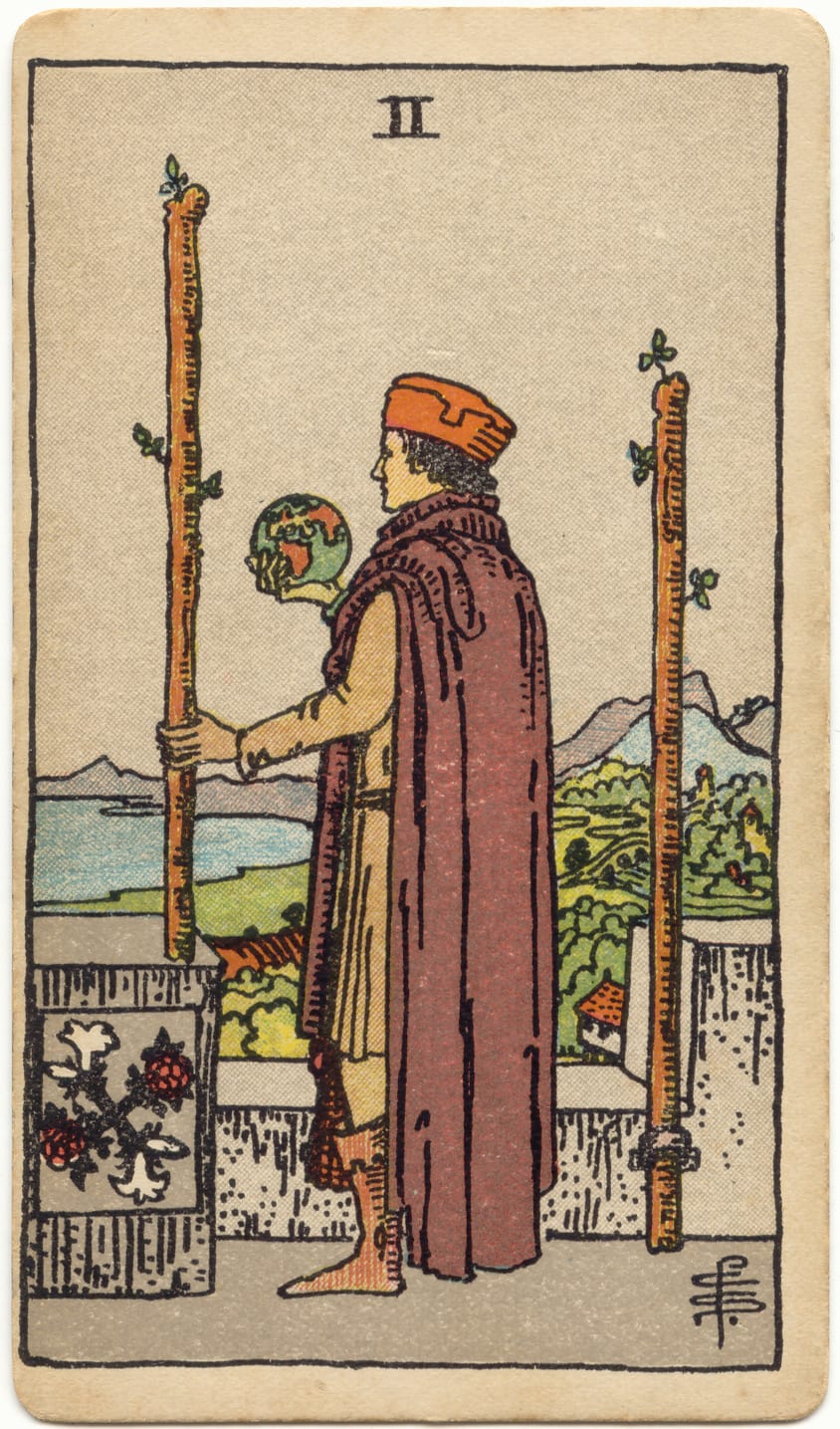 Carta Dois de Paus