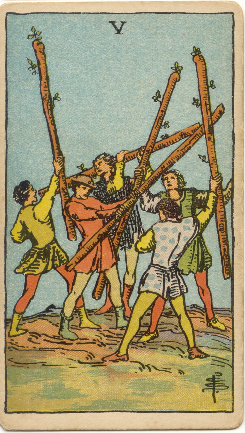 Carta Cinco de Paus
