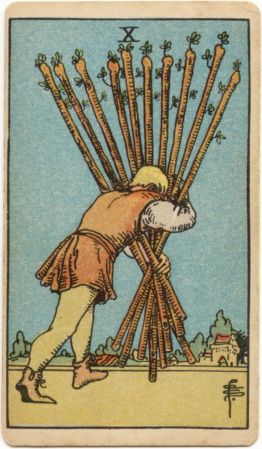 Carta Dez de Paus